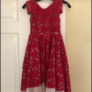 Holiday dress with coat